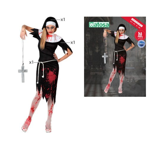COSTUME NUN BLOODY XS-S