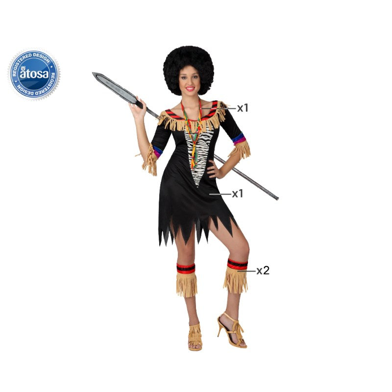 COSTUME ZULU XS-S