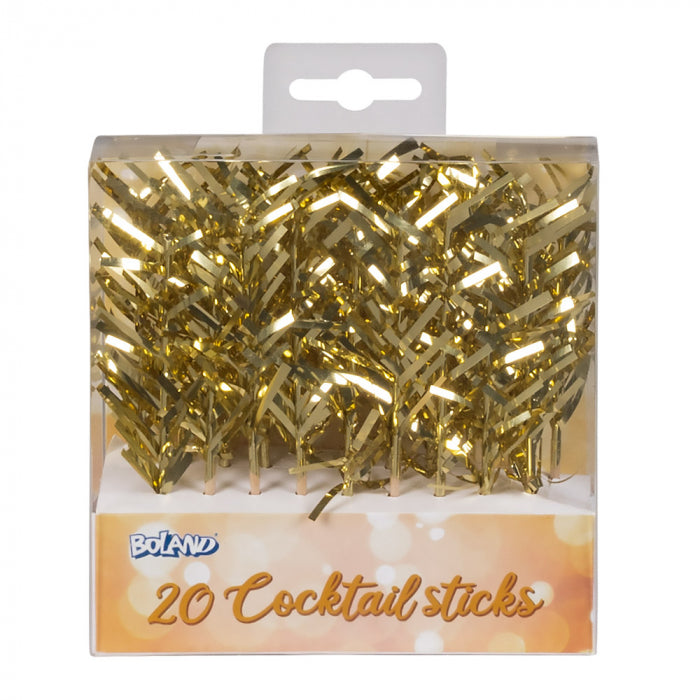 Cocktail sticks gold