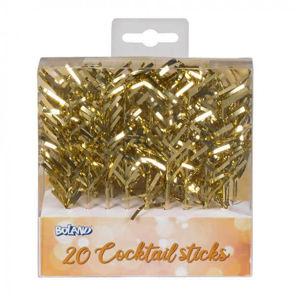 Cocktail sticks gold