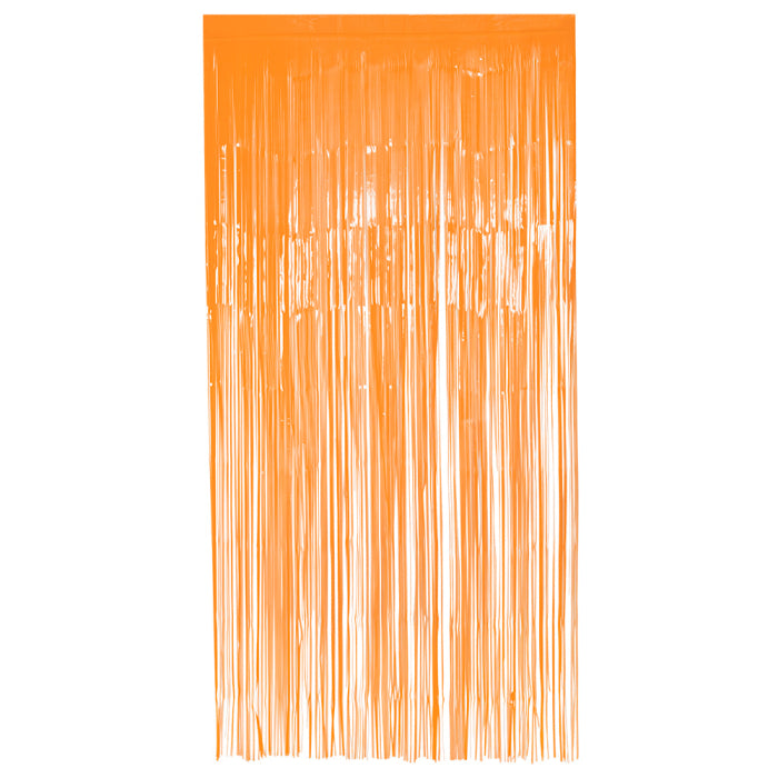 Foil curtain orange