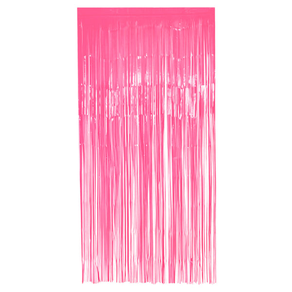 Foil curtain pink