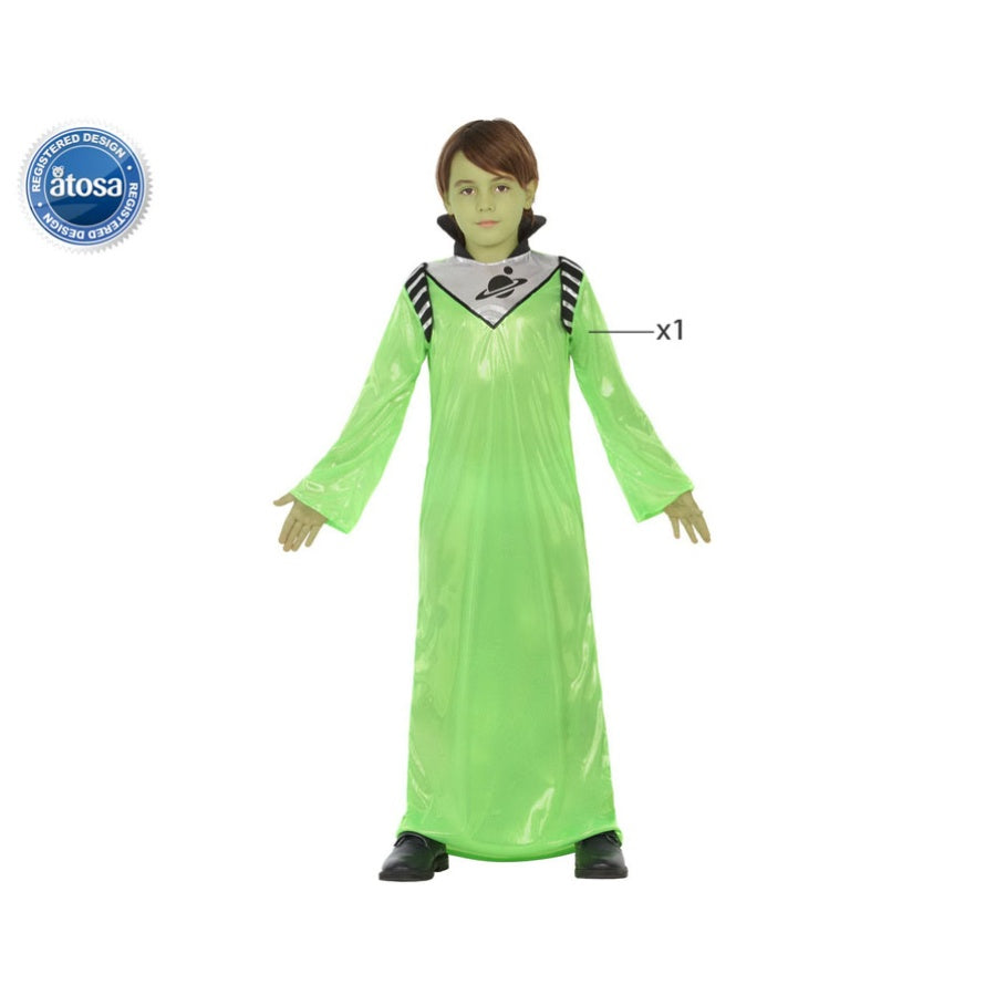 COSTUME ALIEN GREEN 5-6