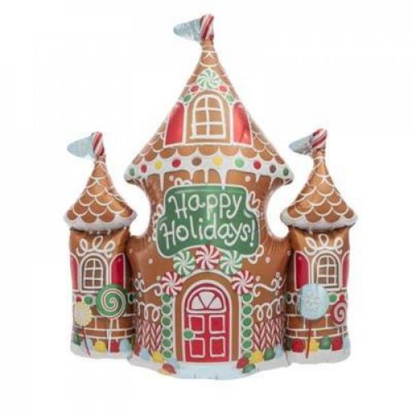 Castel Christmas Foil Balloon