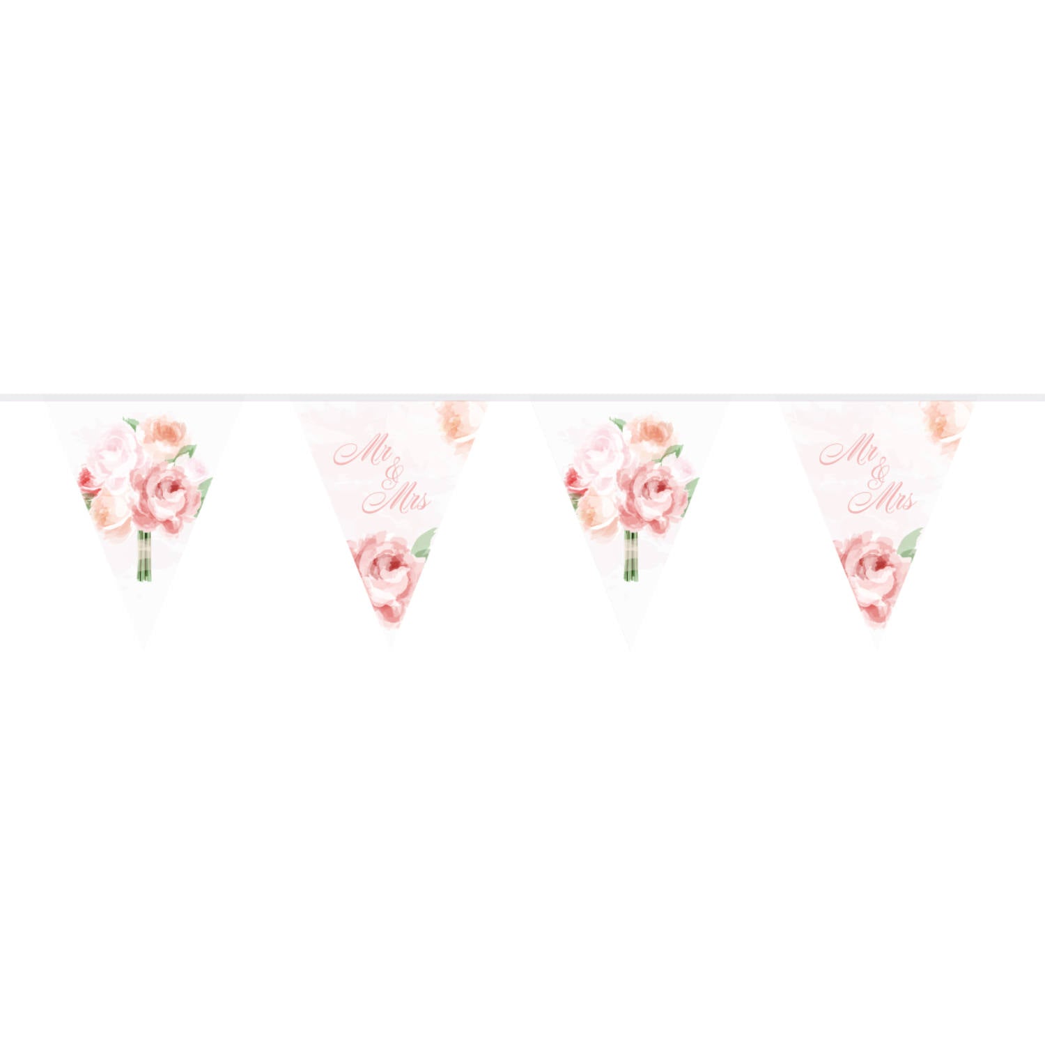 Flagbanner Wedding Roses 10mtr