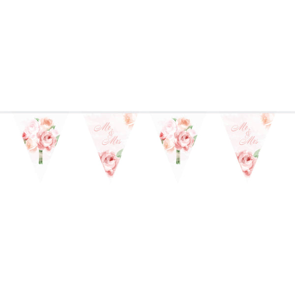 Flagbanner Wedding Roses 10mtr