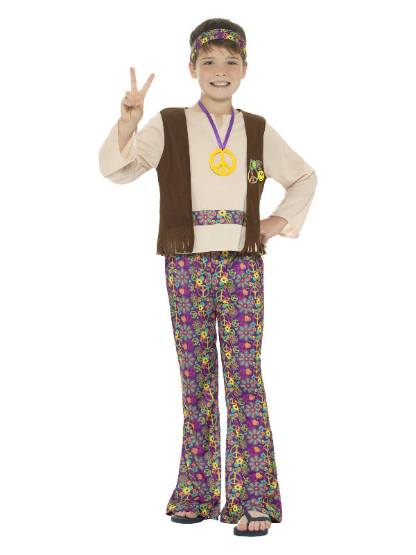 Hippie Boy Costume - S