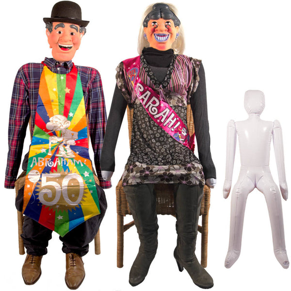 Inflatable Doll 50th Birthday Abraham or Sarah - 1.44 m