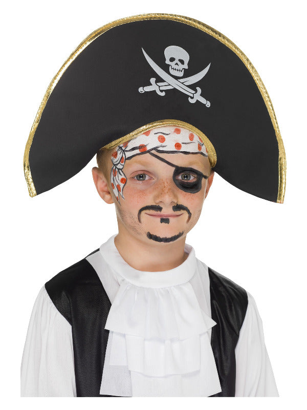 Pirate Captain Hat, Black