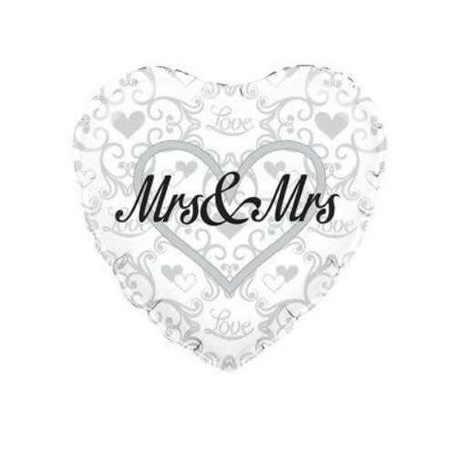 Mr and Mrs Wedding - 18" foil balloon