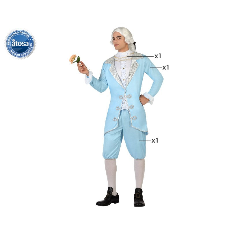 COSTUME COURTIER BLUE M-L