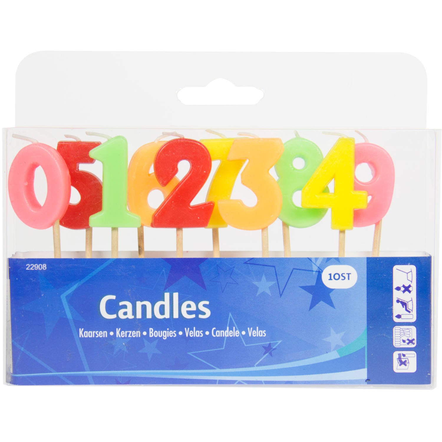 Candle Set Numbers 0 - 9