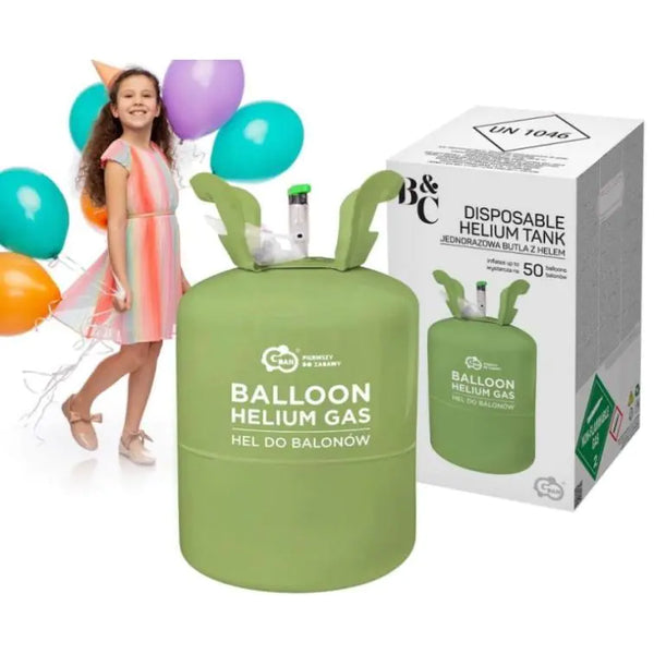Helium tank (50 x 9"balloons)