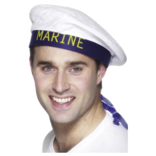 Marine Sailors Hat, White