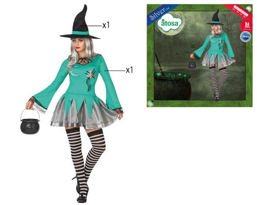 Costume Witch Green Xl