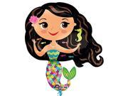 BALLOON Mermaid Brown Hair