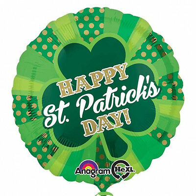 Balloon-Happy St Patrick's with Clover