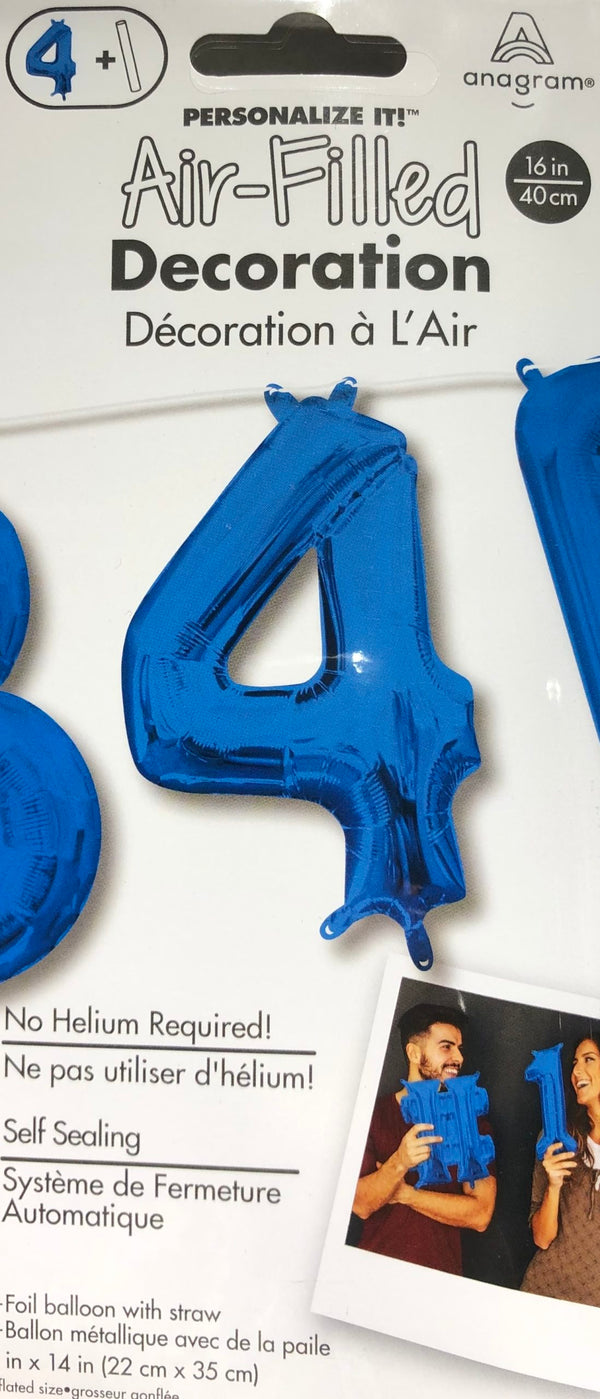 Air Filled no 4 Blue