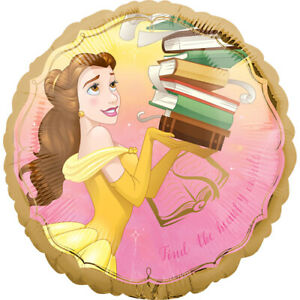 Balloon-Princess Belle with books