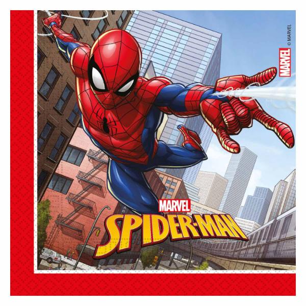 Spidderman 20 Napkins