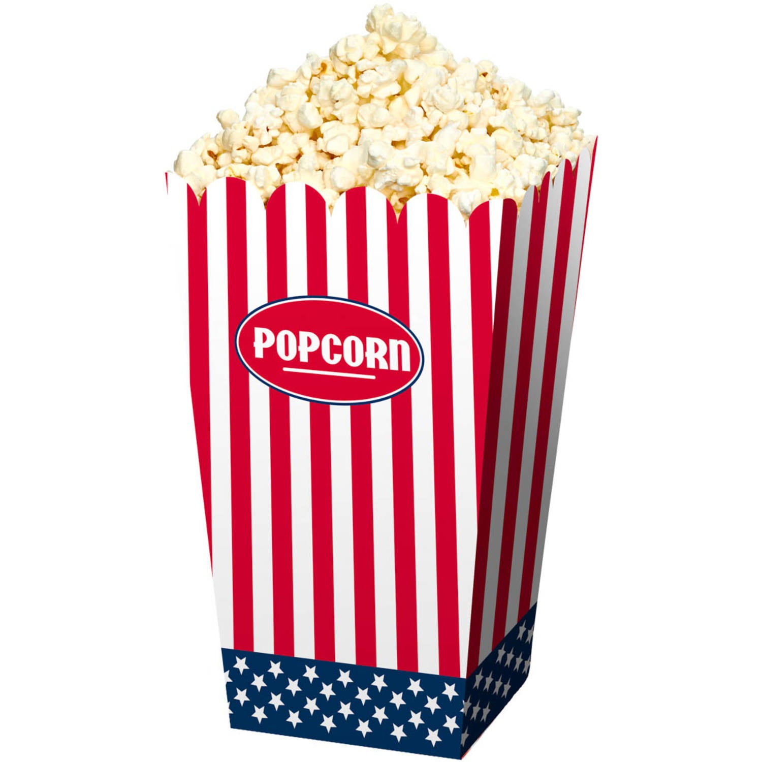 USA Party Popcorn Tray - 4 pieces