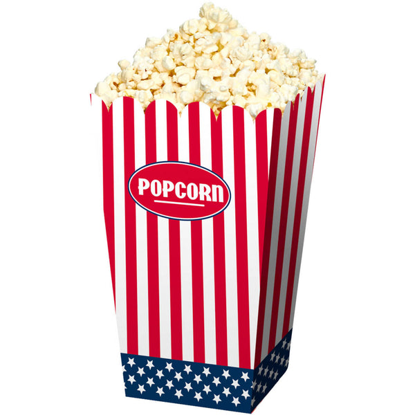 USA Party Popcorn Tray - 4 pieces
