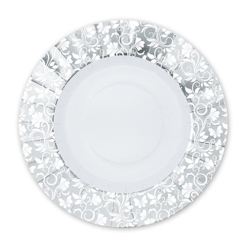 Plates Celebrity Silver Metal