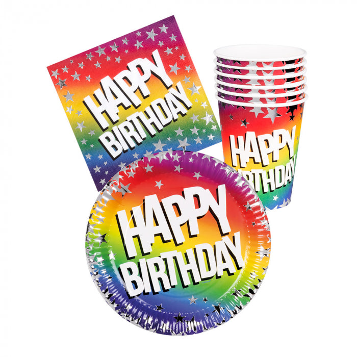 Table set 'Happy Birthday'