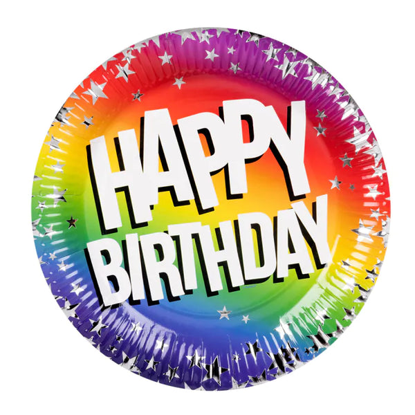 Plates 'Happy Birthday'