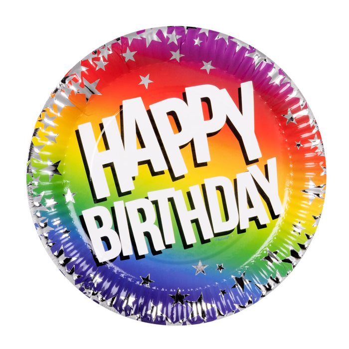 Plates 'Happy Birthday'