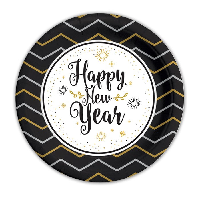 Plates Happy New Year