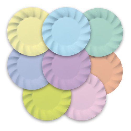 Plates Wavy Soft Rainbow