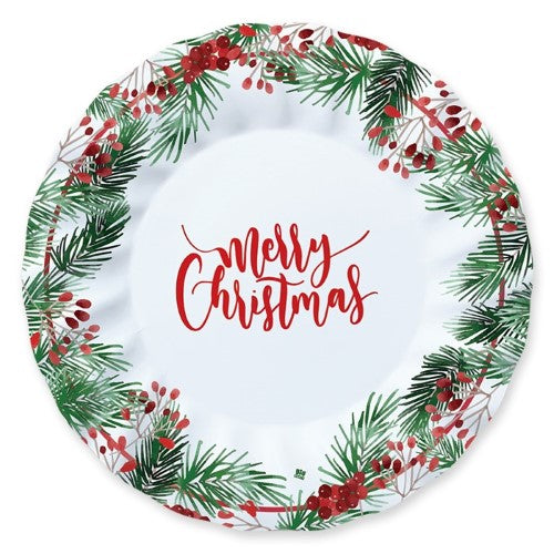Plates Merry Christmas