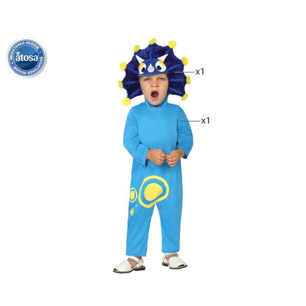 COSTUME DRAGON BLUE 6-12 MONTHS
