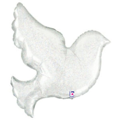 Balloon - White Supershape Dove