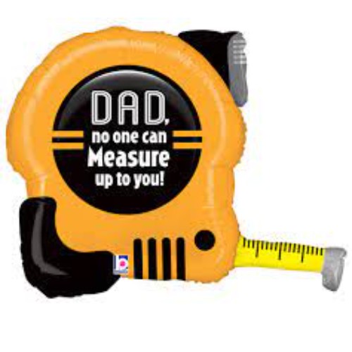 BALLOON Tape Measuring Dad (30")