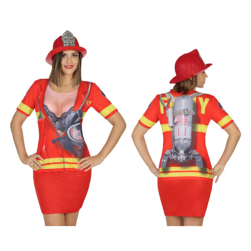 T-SHIRT FIREWOMAN XS-S