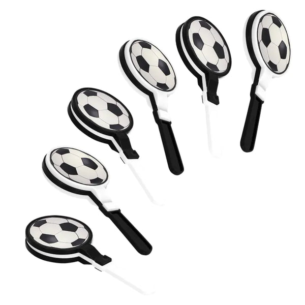 Set 6 hand clappers football
