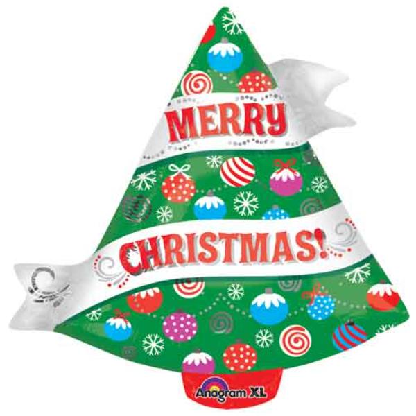 Christmas Tree Foil Balloon