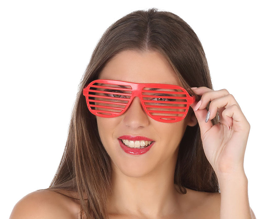 GLASSES GRATING RED