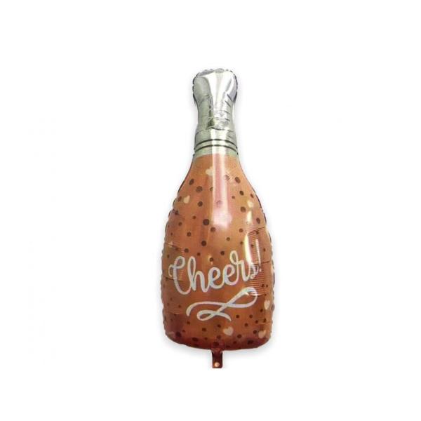 "Cheers" champagne rose gold Foil Balloon