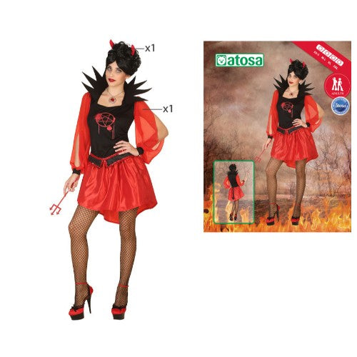 COSTUME DEMON WOMAN XS-S