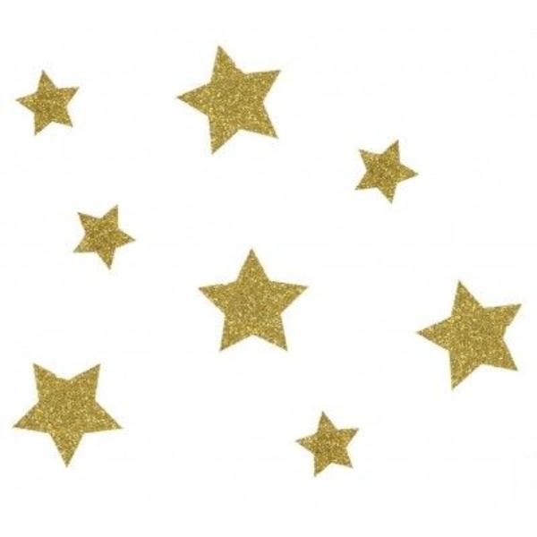 Gold confetti