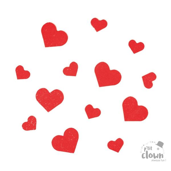 Heart confetti