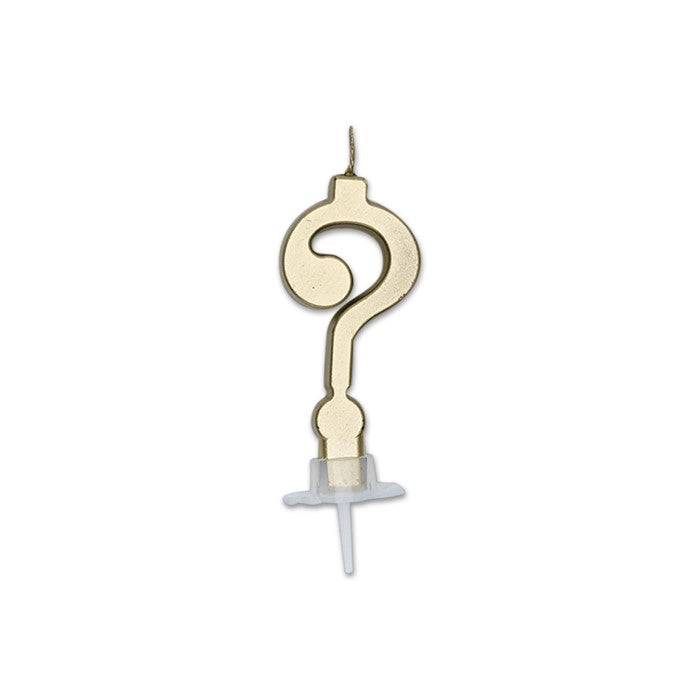 Question mark Italic Gold