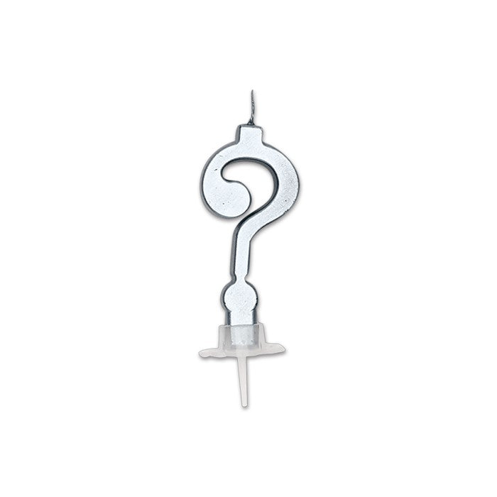 Question Mark Italic Silver