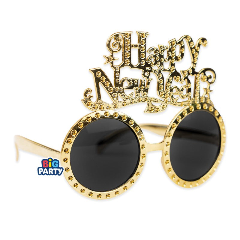 Happy New Year Plastic Glasses