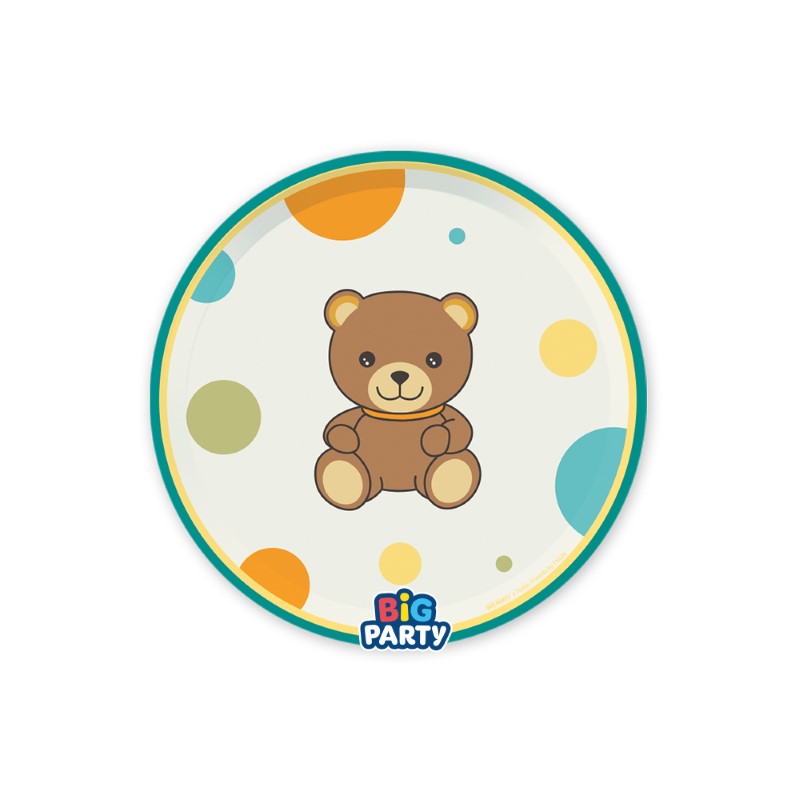 Plates 18cm Teddy Friends