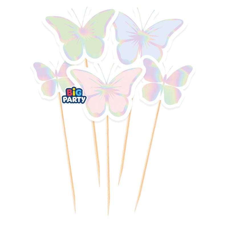 Mini Butterfly Shaped Cake Toppers