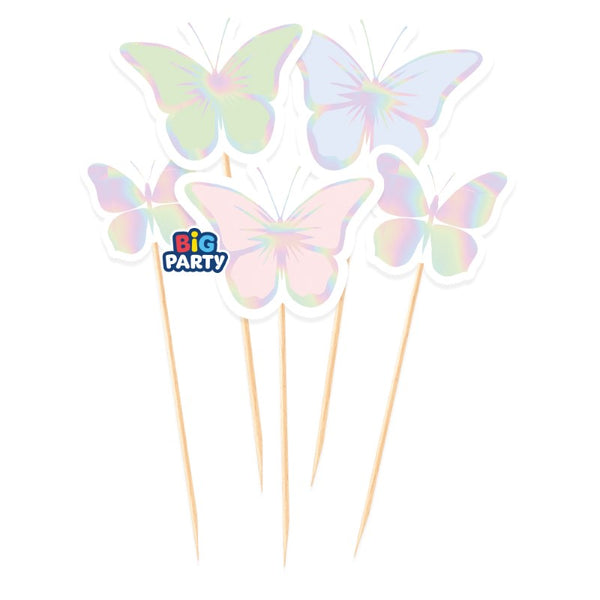 Mini Butterfly Shaped Cake Toppers